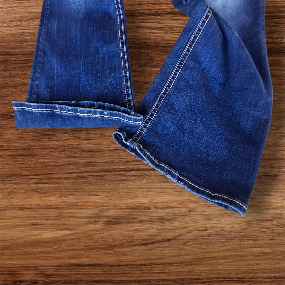 Buckle Black Curvy Fit No. 76 Bootcut Blue Denim Stretch Jeans  Women Size 31x32 - Picture 16 of 16